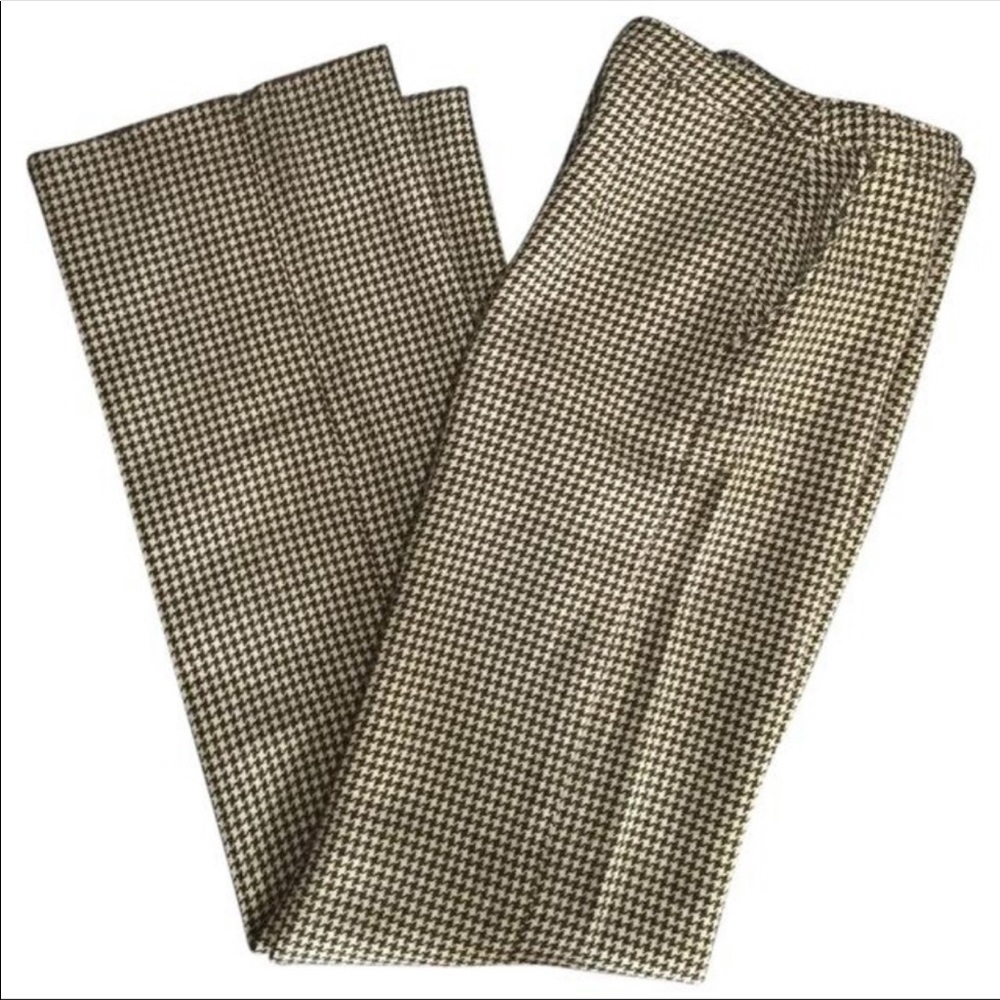 Vintage Valentino houndstooth check trousers
